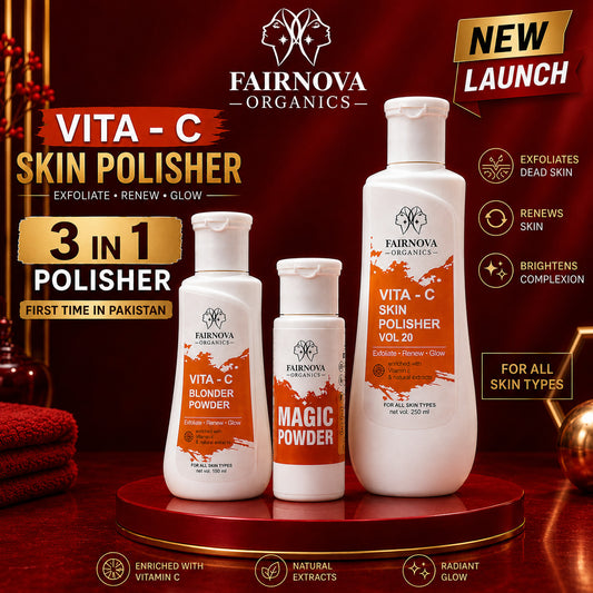 Vita -C Skin Polisher 3 in 1 With Magic Powder - 250 ML