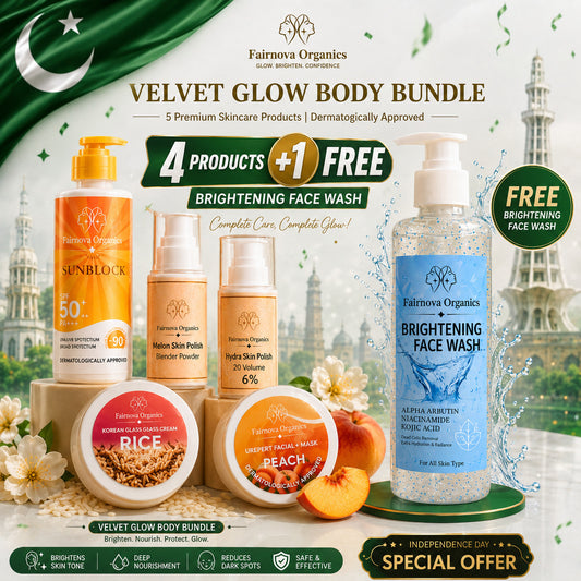 Extra Disounted Price-Velvet Glow Body Bundle -For all Skin Types.