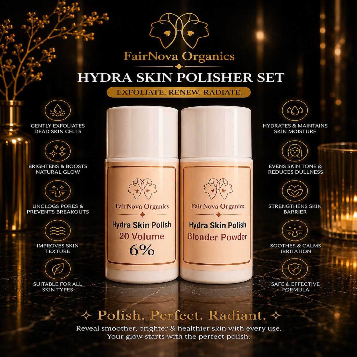 Extra Disounted Price-Velvet Glow Body Bundle -For all Skin Types.